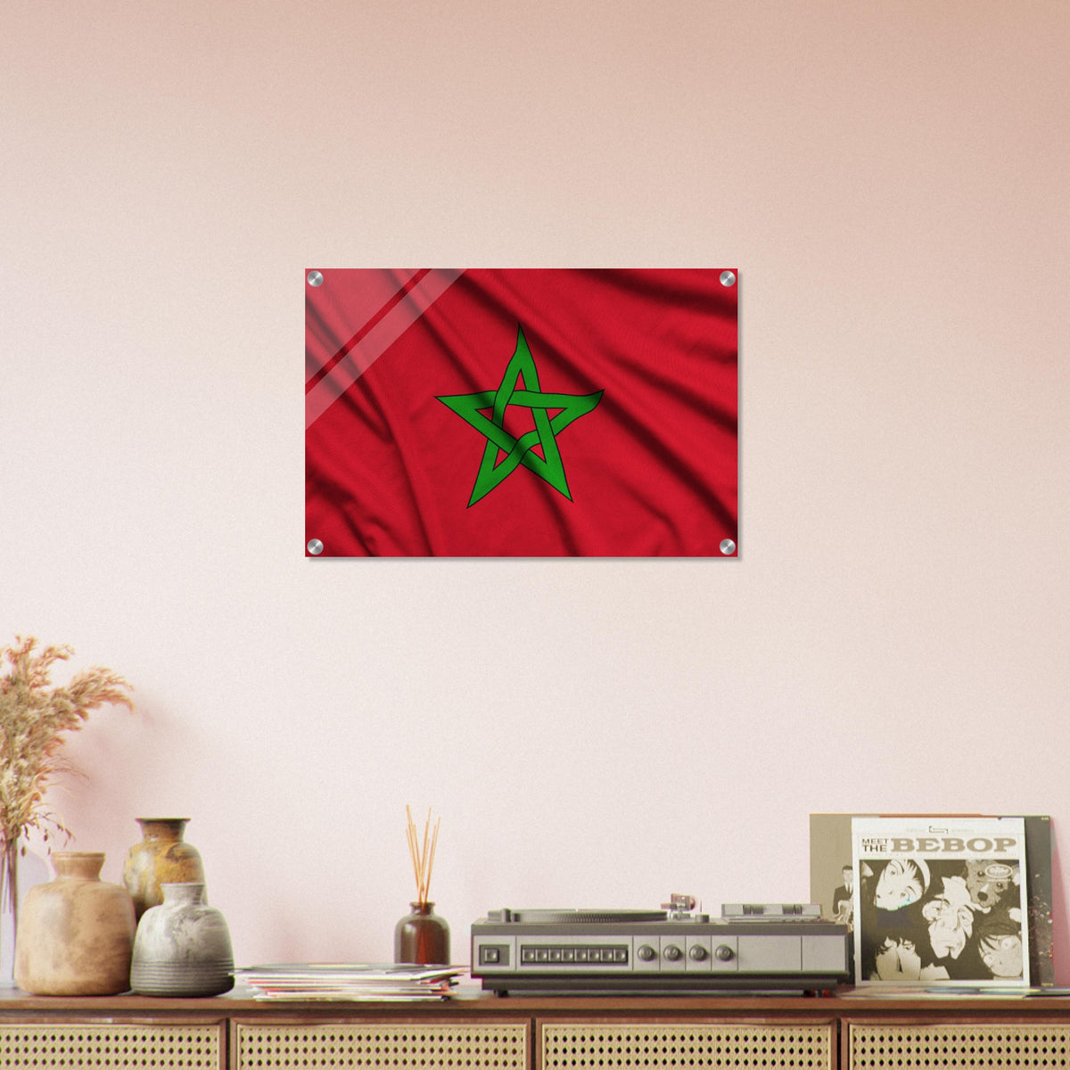 Morocco Flag -  Acrylic Print
