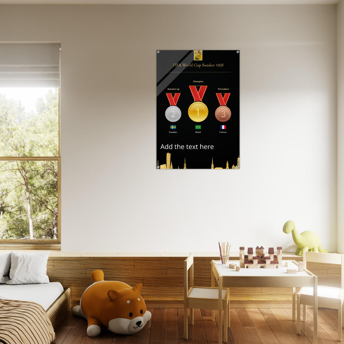 FiFa World Cup 1958 Sweden ( 1930-2022) - Acrylic Print