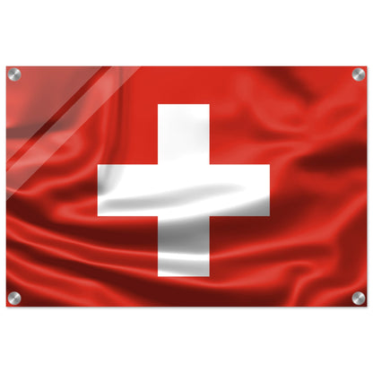 Switzerland Flag -  Acrylic Print