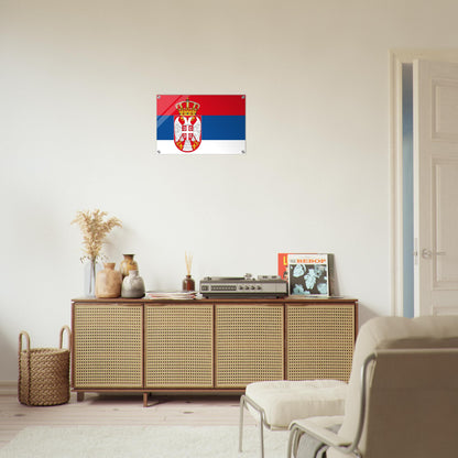 Serbia  Flag -  Acrylic Print