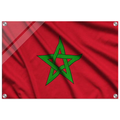 Morocco Flag -  Acrylic Print
