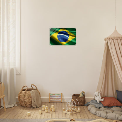 Brazil Flag   -  Acrylic Print