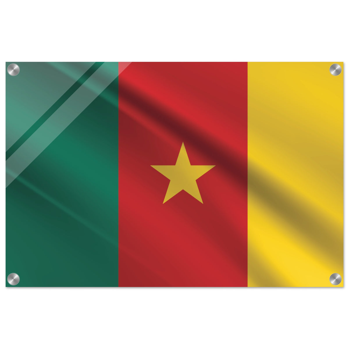 Cameroon  Flag   -  Acrylic Print