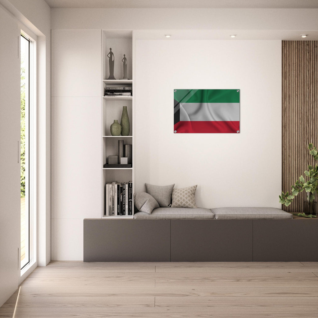 Kuwait flag -  Acrylic Print