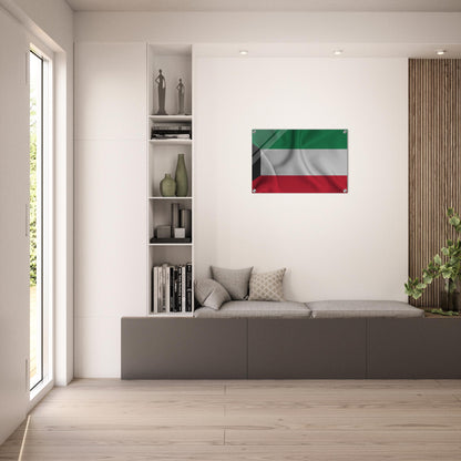 Kuwait flag -  Acrylic Print