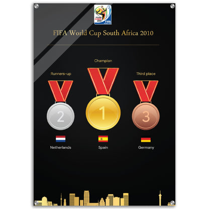 FiFa World Cup South Africa 2010 (  1930-2022) - Acrylic Print