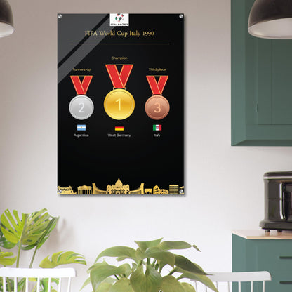 FiFa World Cup Italy 1990 ( 1930-2022) - Acrylic Print