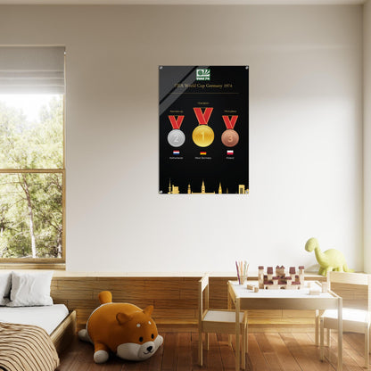 FiFa World Cup 1974 Germany ( 1930-2022) - Acrylic Print
