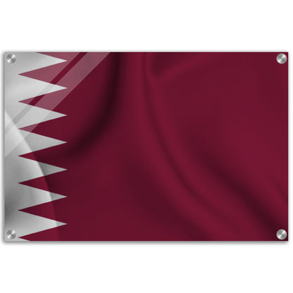 Qatar Flag - Acrylic Print