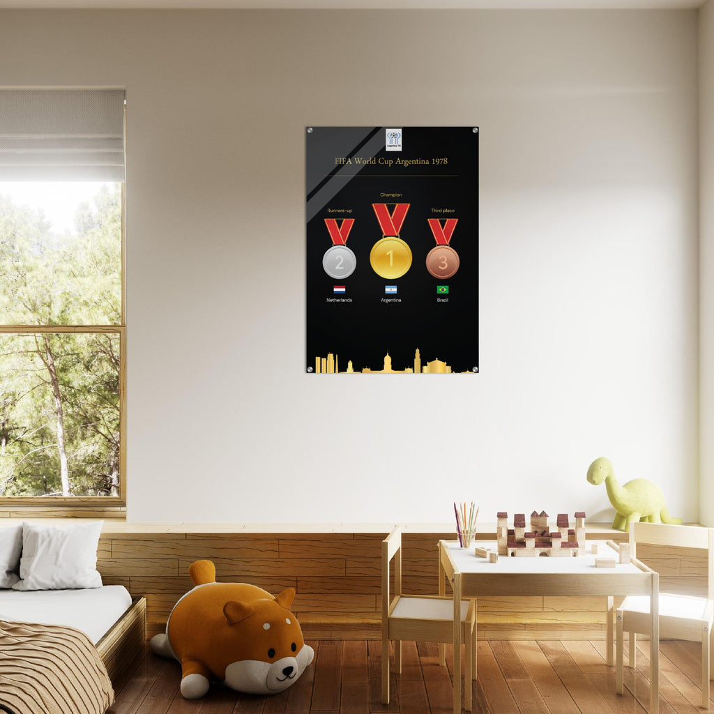 Fifa World Cup 1978 Argentina ( 1930-2022 ) - Acrylic Print