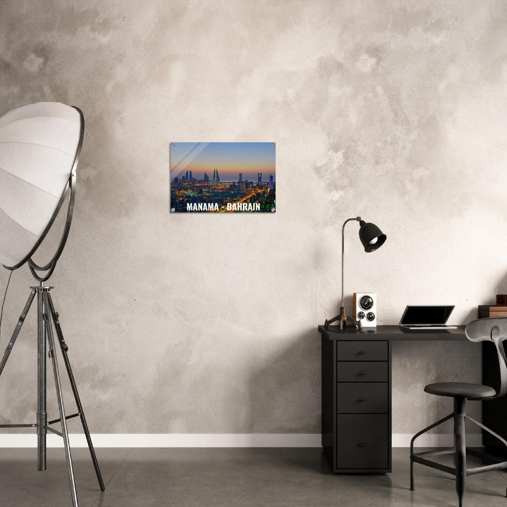 Manama City Bahrain - Acrylic Print