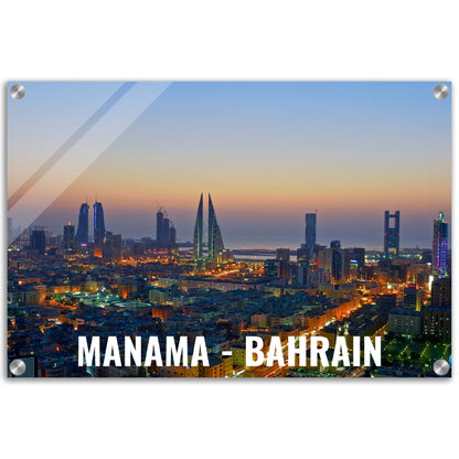 Manama-Bahrain  -  Acrylic Print