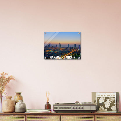 Manama City Bahrain - Acrylic Print